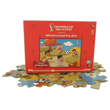 Fifa - World Cup Qatar 2022 Football Jigsaw Puzzle - 24pcs