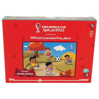 Fifa - World Cup Qatar 2022 Football Jigsaw Puzzle - 24pcs