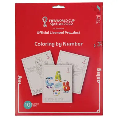 Fifa - World Cup Qatar 2022 Football Colouring by Number
