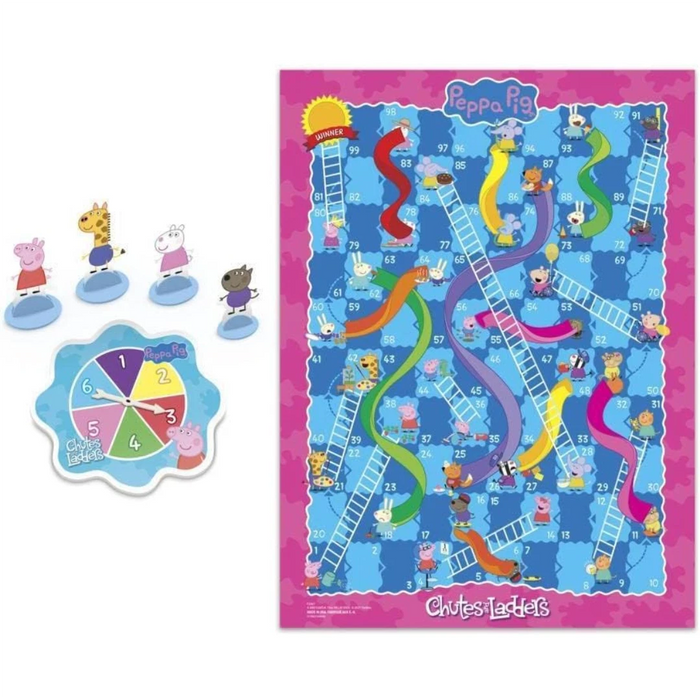 Hasbro Gaming Chutes and Ladders: Peppa Pig Edition
