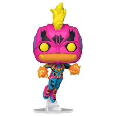 Funko Pop Marvel: Black Light- Captain Marvel