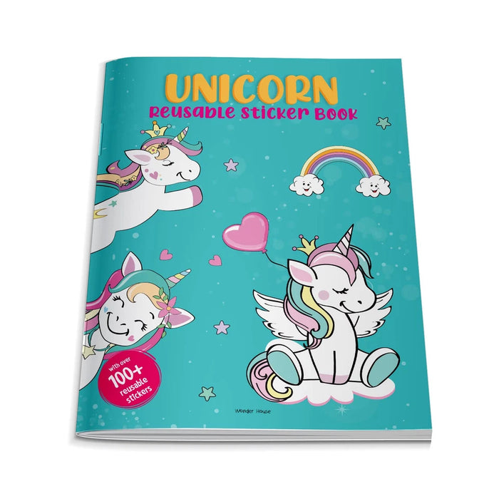 Unicorn world Fun Reusable Sticker Book