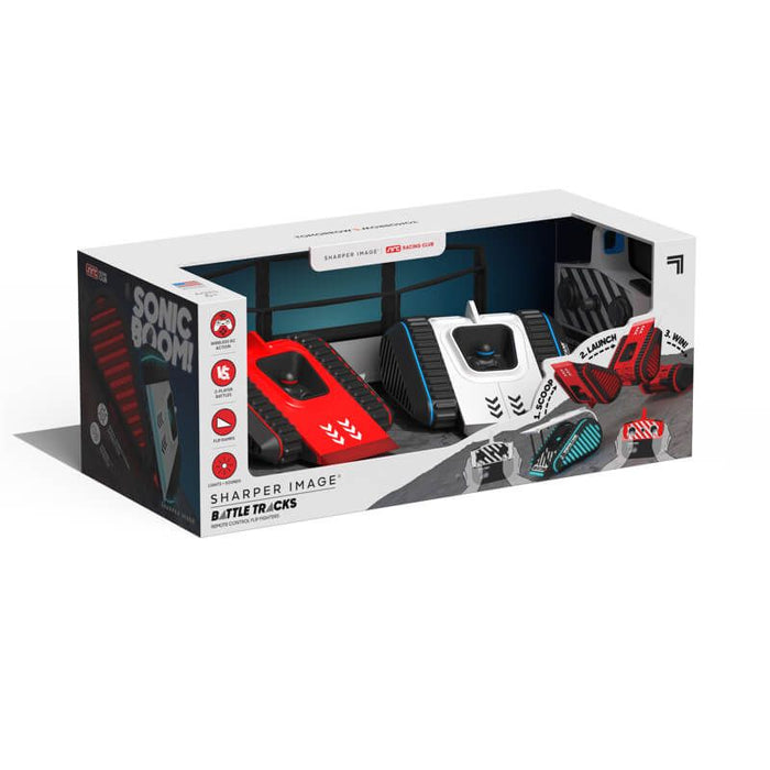 Sharper Image Toy Rc Battle Wedge Tanks LED 1212006151