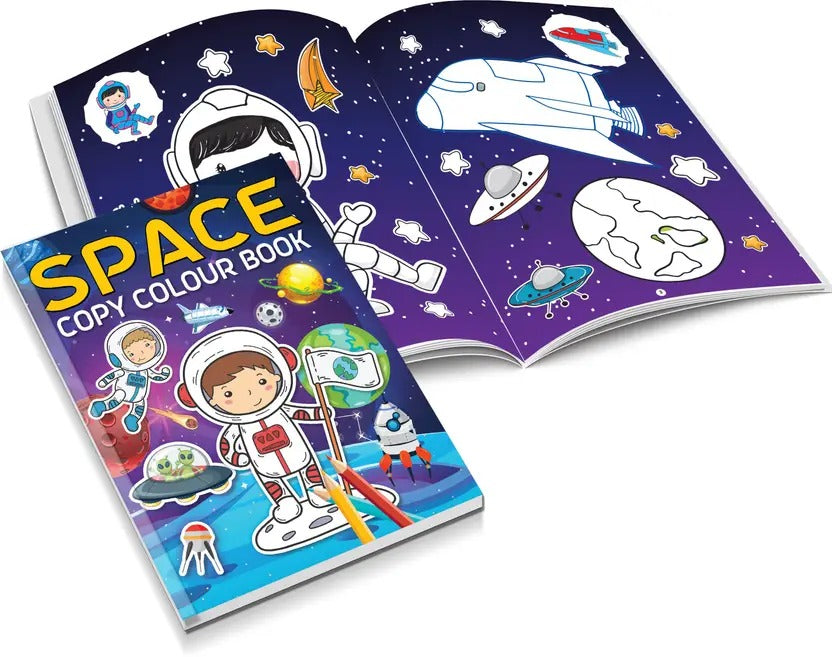 Space Copy Colour Book