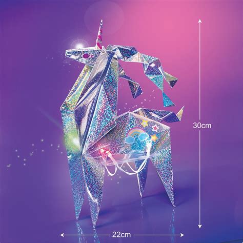 4M KidzMaker Light-Up Origami Unicorn