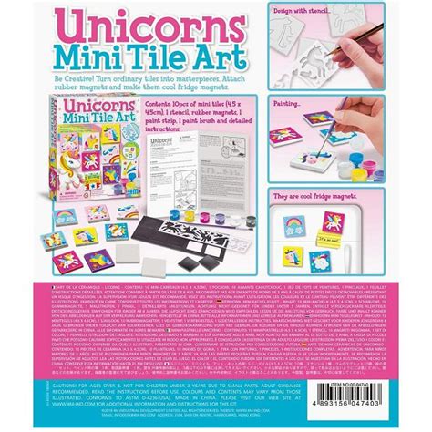 4M Unicorns Mini Tile Art