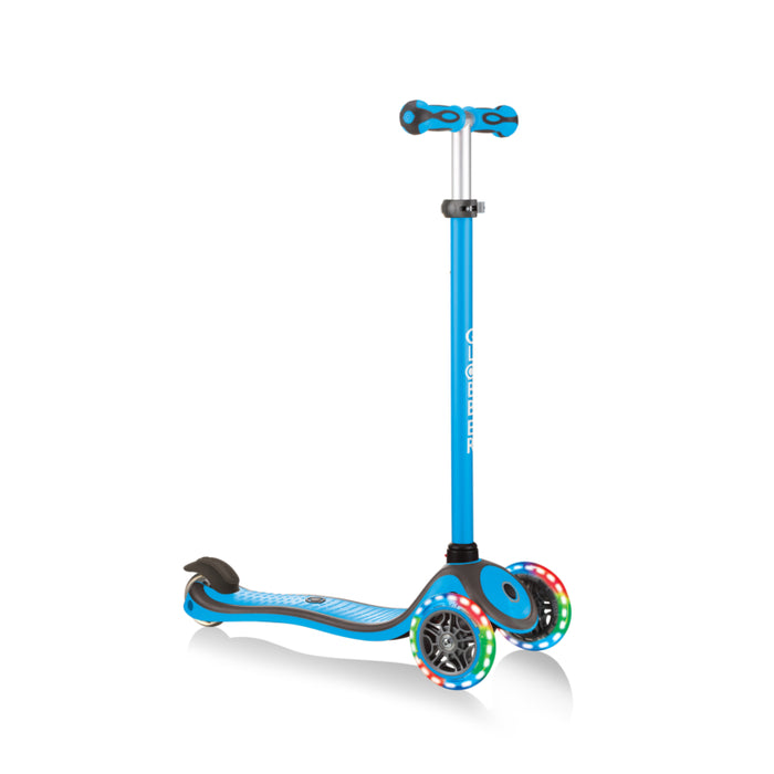 Globber - Primo Plus Lights Scooter V2 - Sky Blue