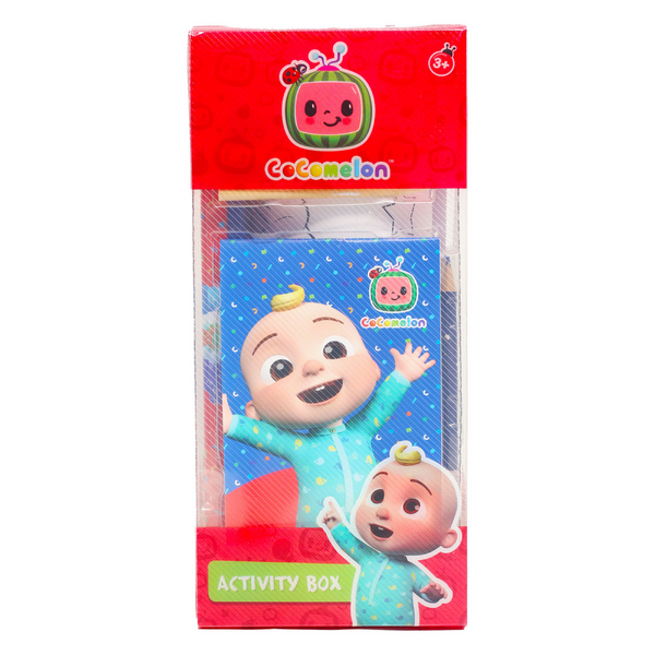 Cocomelon Kids Activity Box with Metal Pencil Case Multicolor