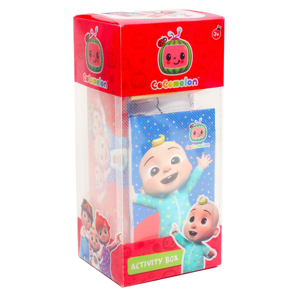 Cocomelon Kids Activity Box with Metal Pencil Case Multicolor