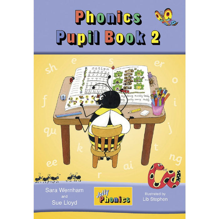 كتاب Jolly Phonics Pupil Book 2 (Colour Edition) مطبوعًا بأحرف