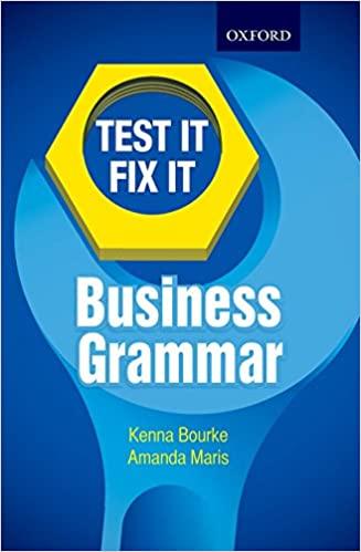 Test It Fix It Business Grammar