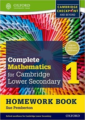 Oxford International Maths For Cambridge Secondary 1 Homework Book