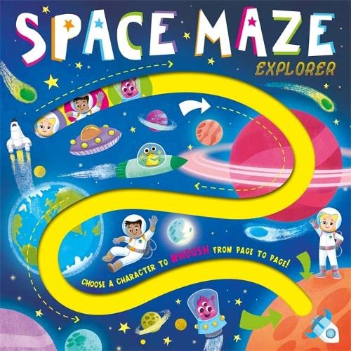 Space Maze Explorer: Maze Book for Kids Board book