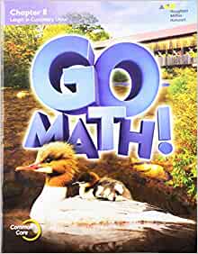 Go Math!: Student Edition Chapter 8 Grade 2 -  Length In Customery Units
