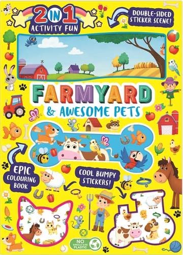 Farmyard & Awesome Pets 2 in 1 Activity Fun
