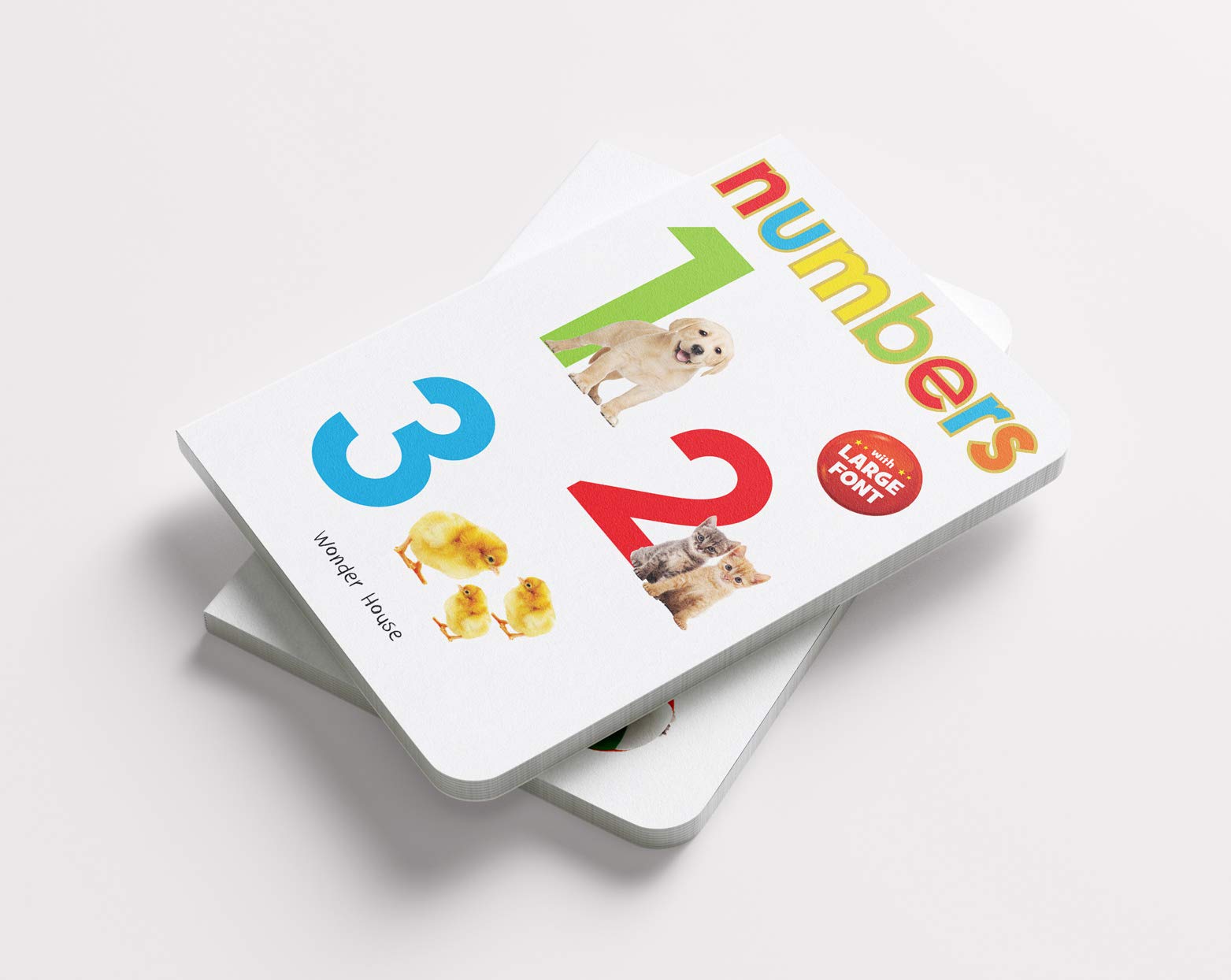 Numbers - Early Learning Board Book With Large Font