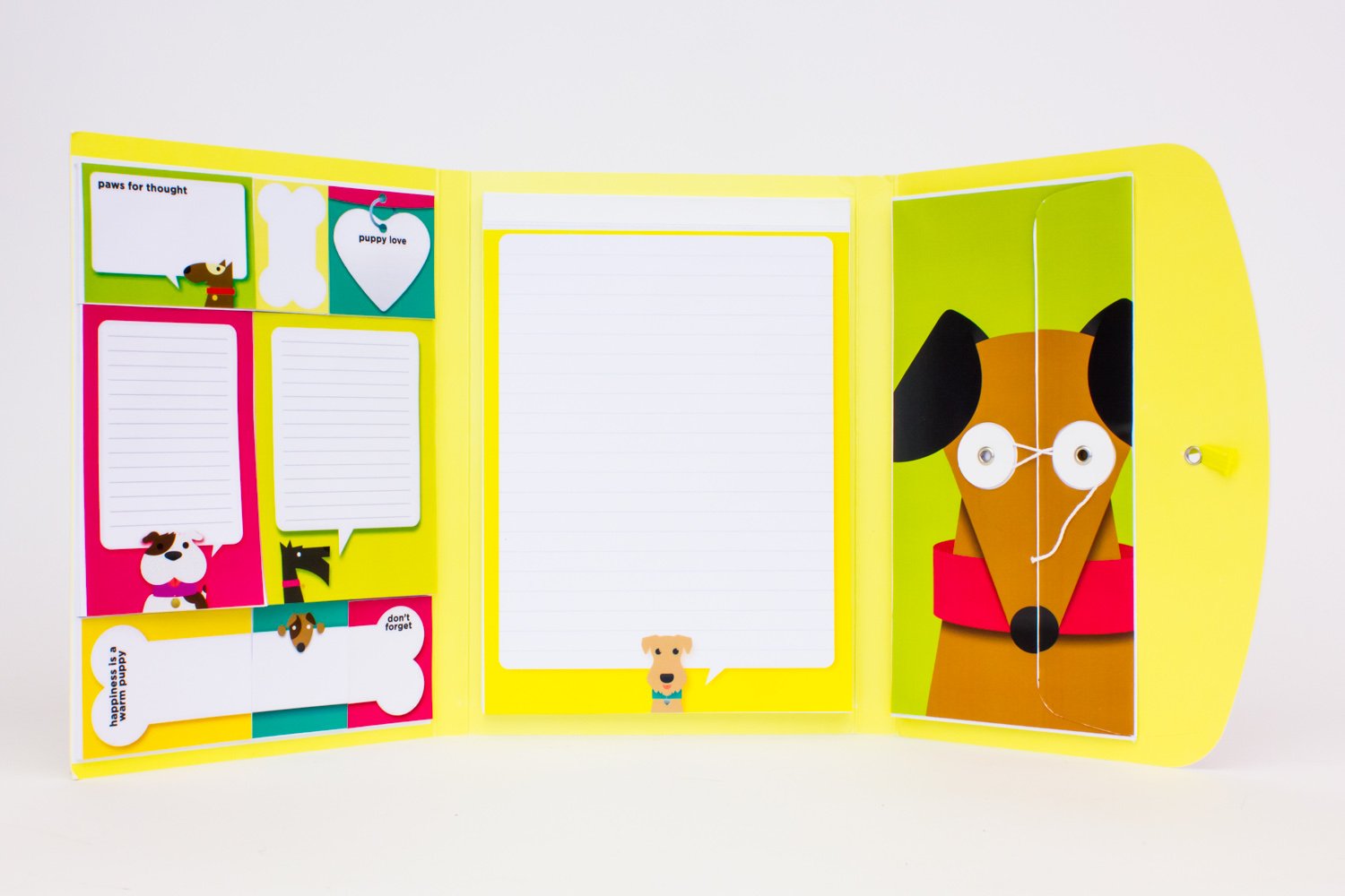 Tri-fold Notebook -My Notebook- Puppies
