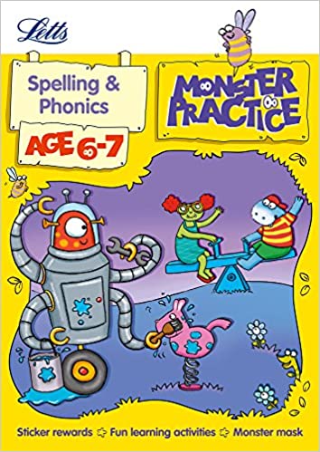 Spelling and Phonics Age 6-7 (Letts Monster Practice)