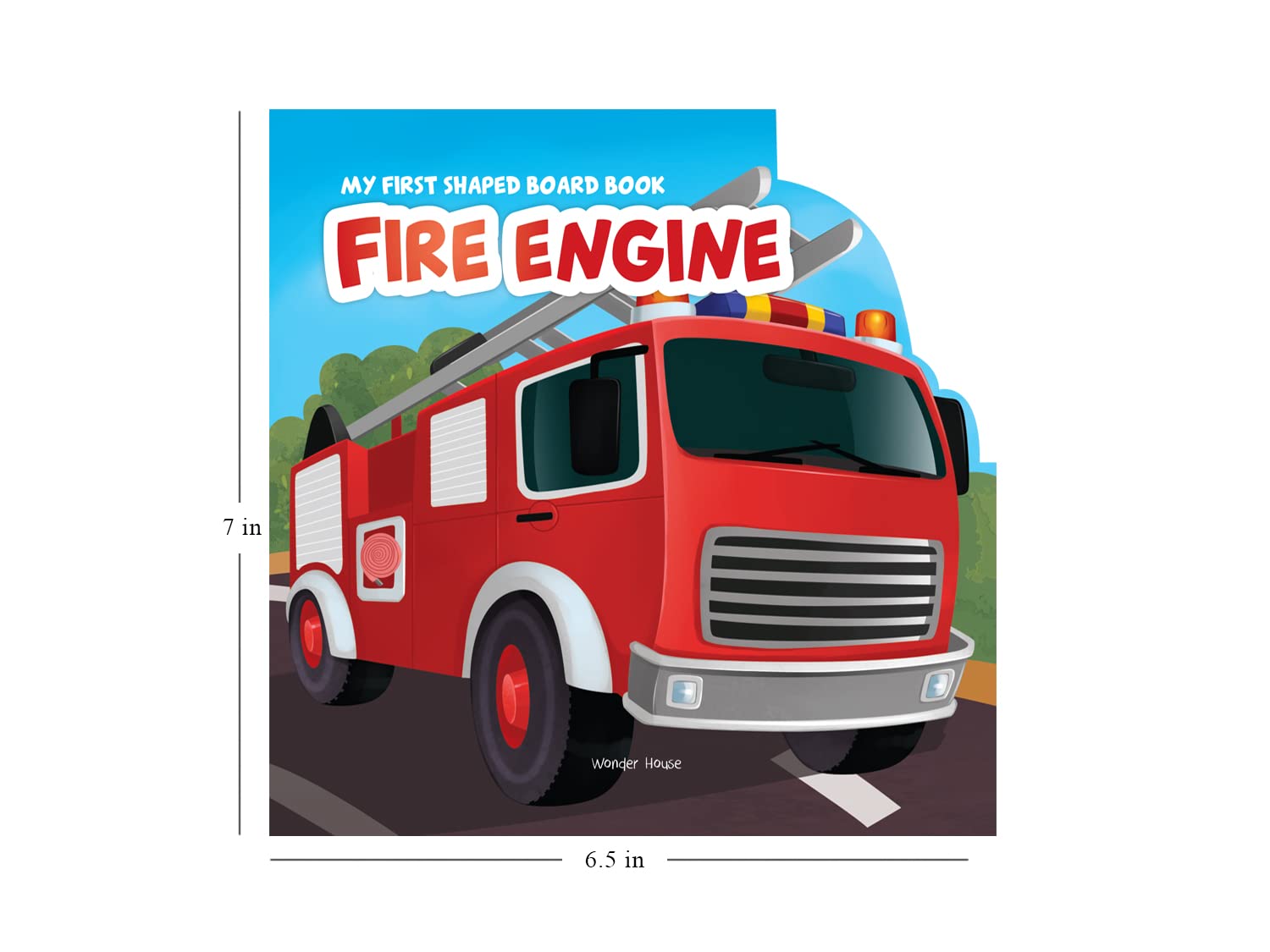 My First Shaped Board Book - Fire Engine