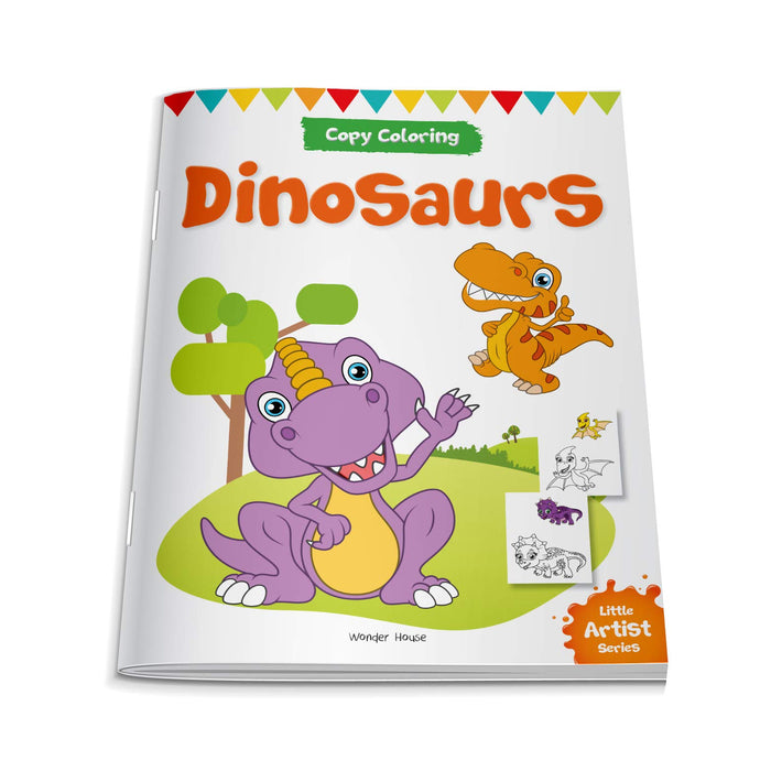 Little Artist Series Dinosaurs: Copy Colour Books