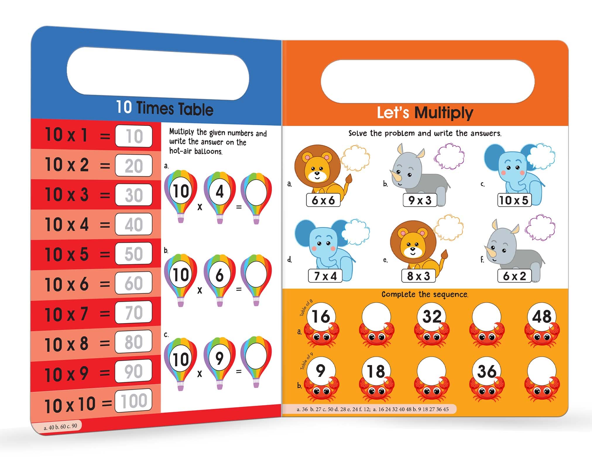 My Big Wipe And Clean Book of Times Tables : Fun With Maths (Age 3+)