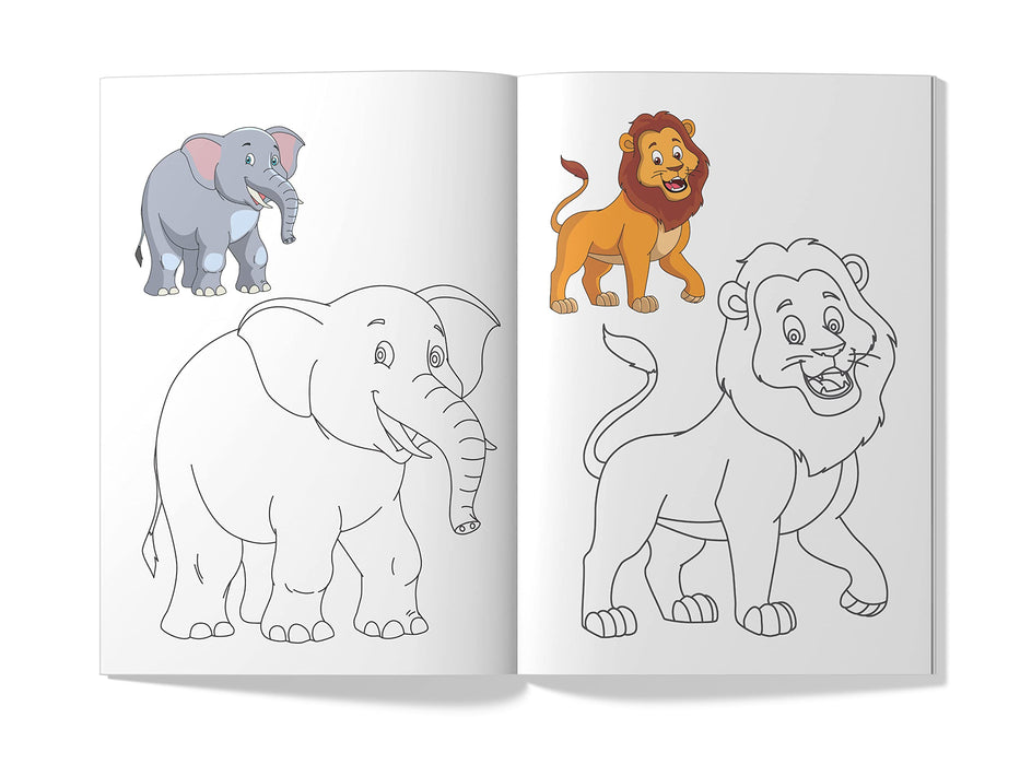 Little Artist Series Animals: Copy Colour Books