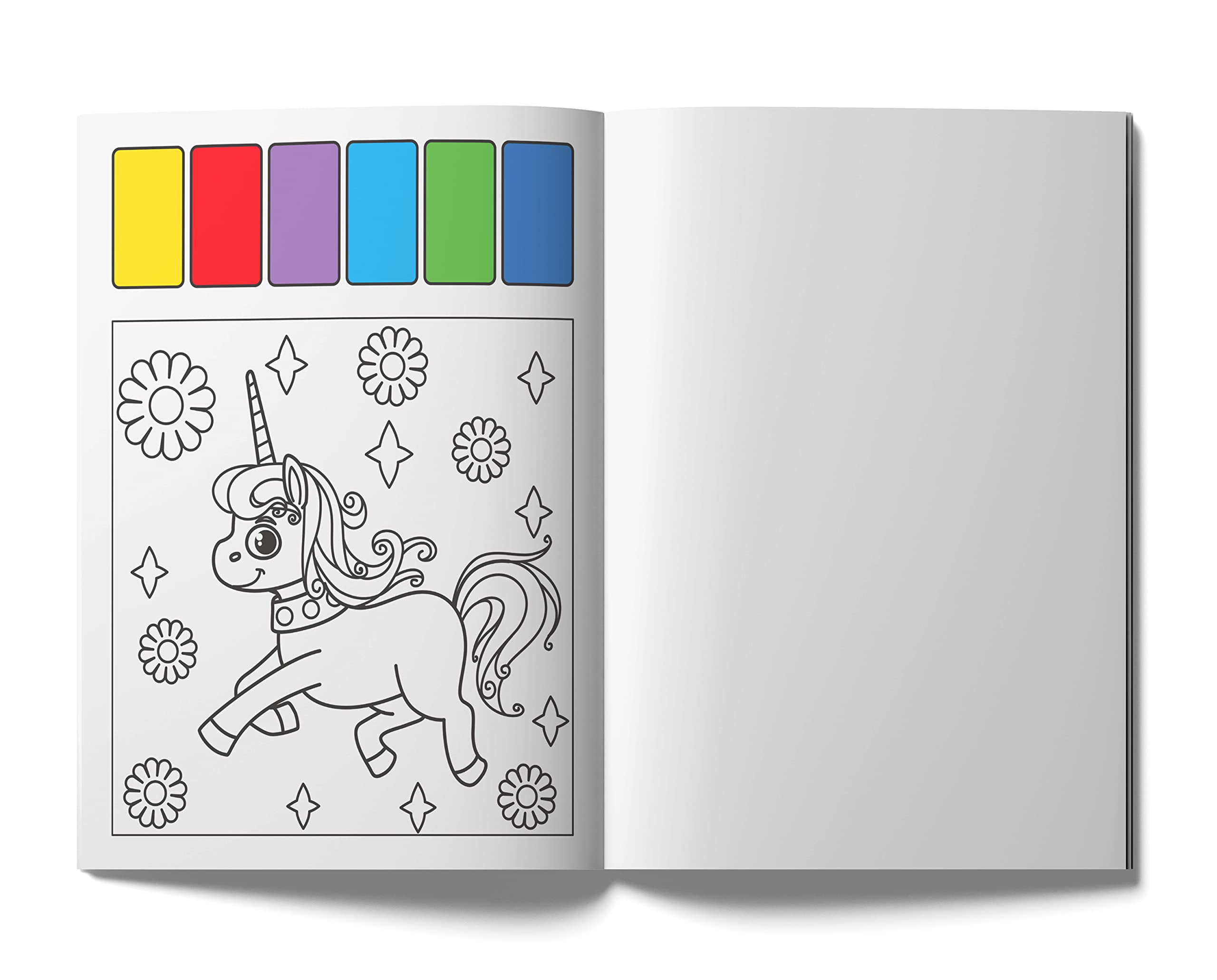 Unicorn: Pick & Paint Coloring Activity Book For Kids