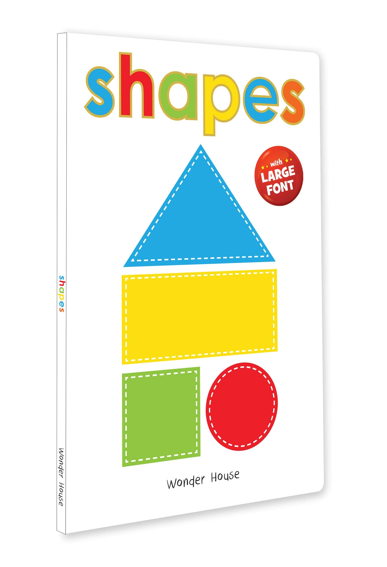 Shapes - Early Learning Board Book With Large Font – Book Mart W.L.L