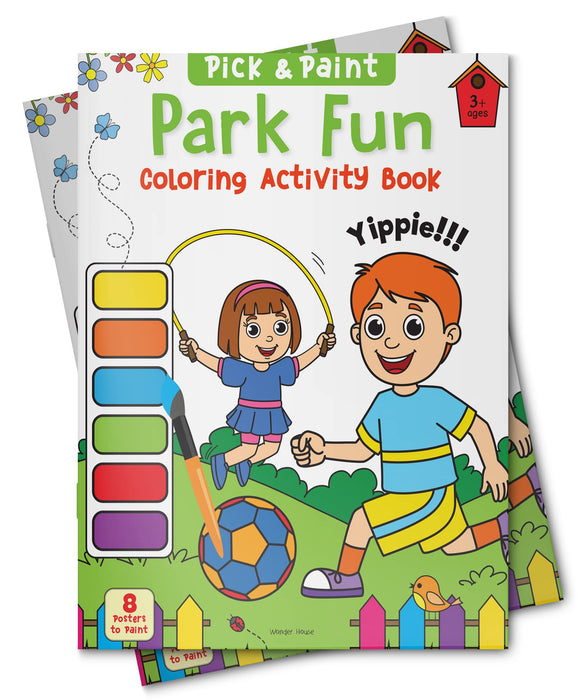 Park fun: Pick & Paint Coloring Activity Book For Kids