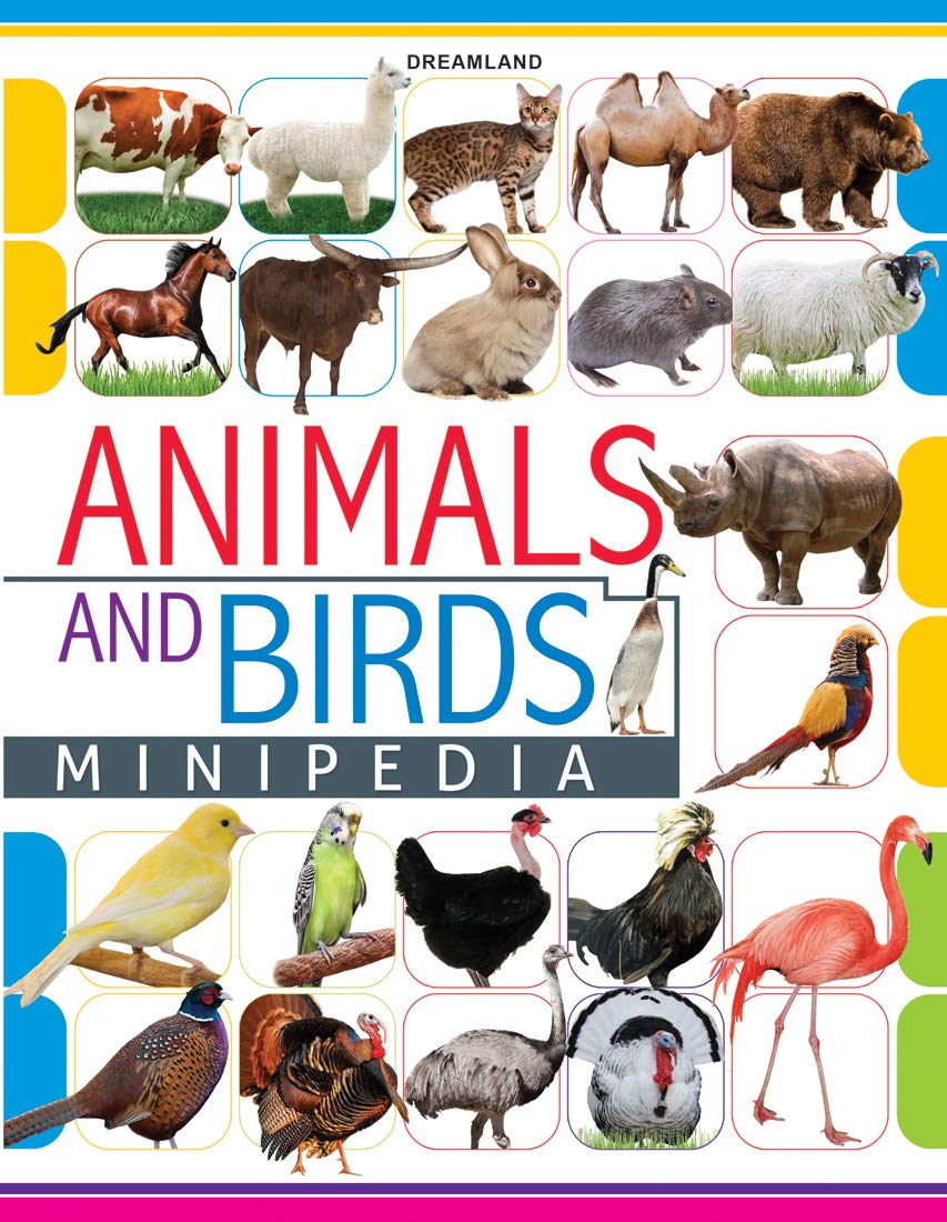 Animals and Birds Minipedia for Kids Age 5-15 years