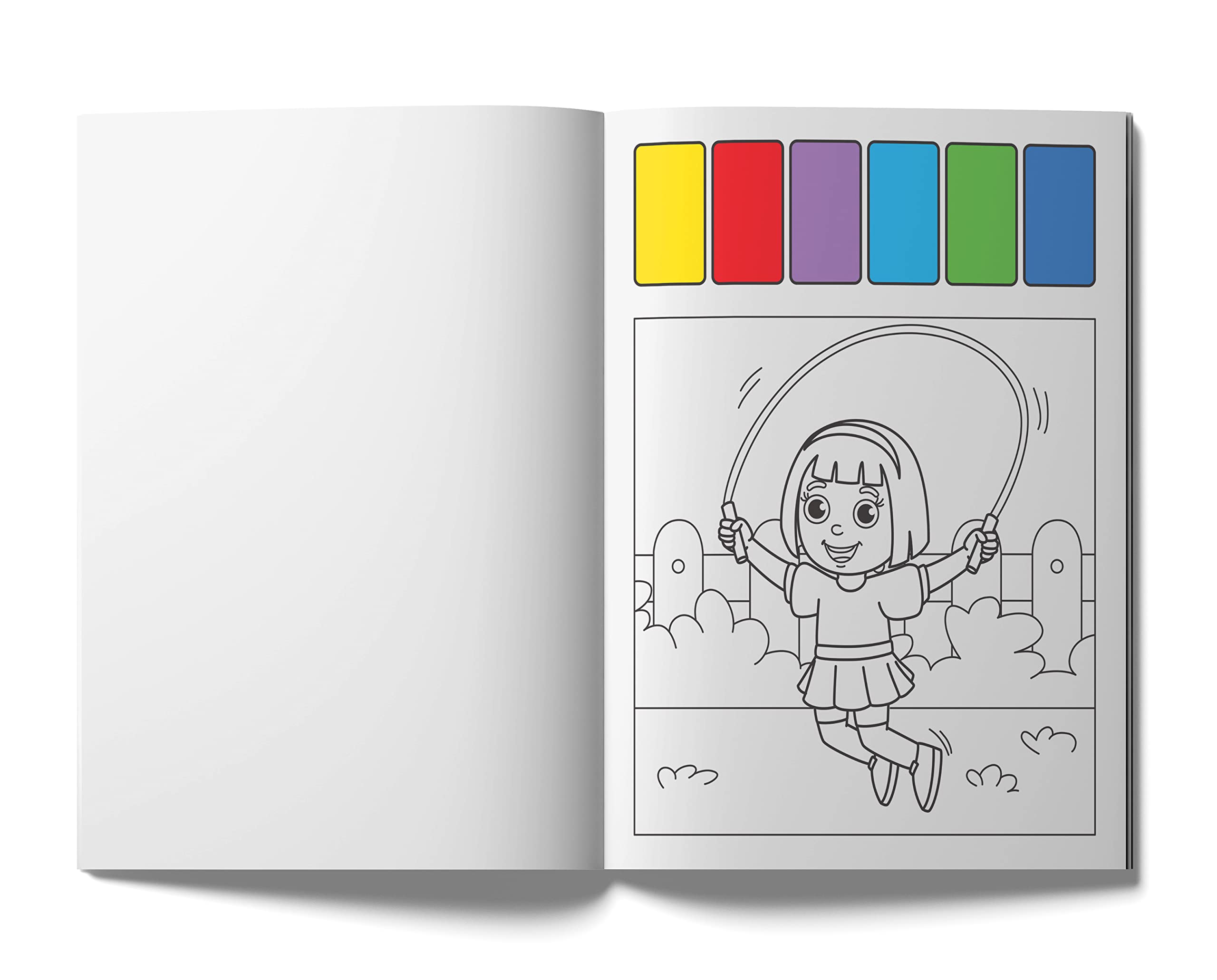 Park fun: Pick & Paint Coloring Activity Book For Kids