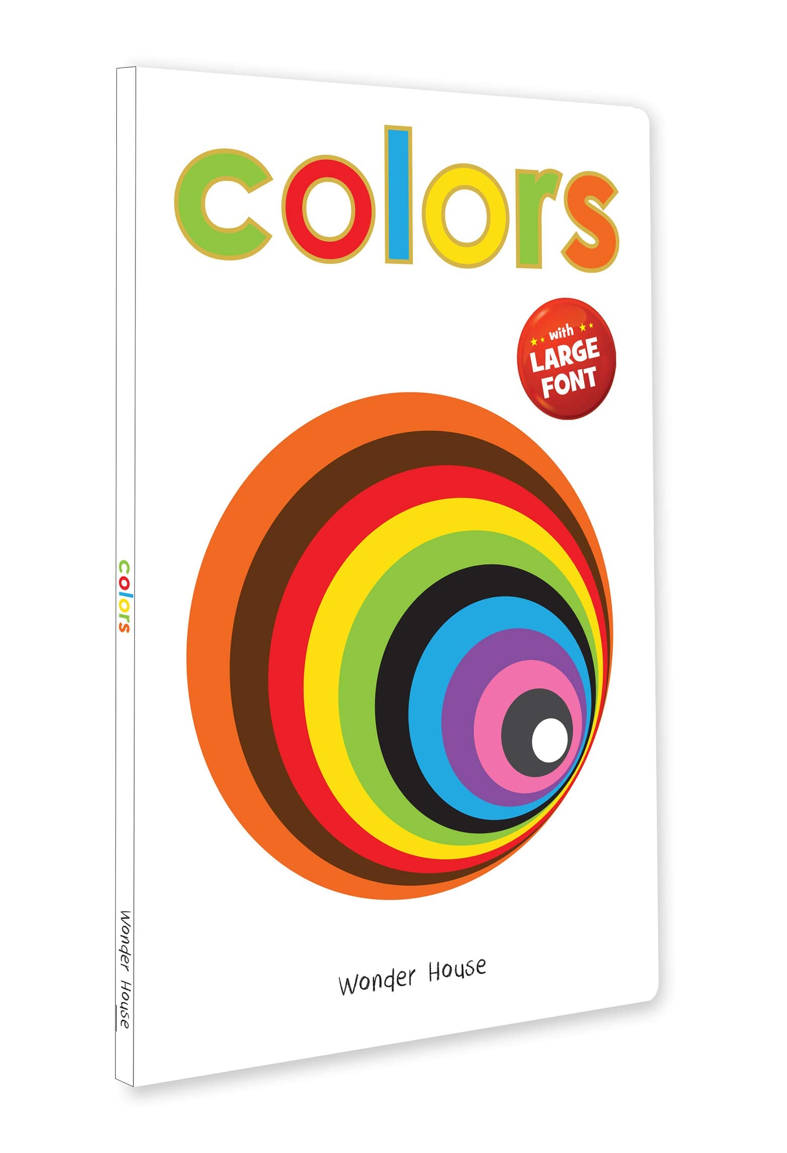 Colors - Early Learning Board Book With Large Font