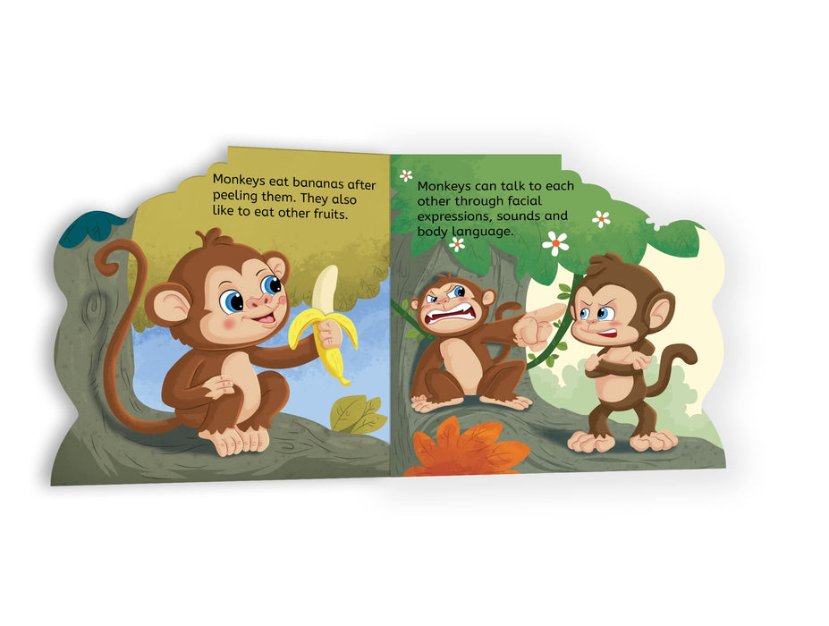 My First Shaped Board book - Monkey