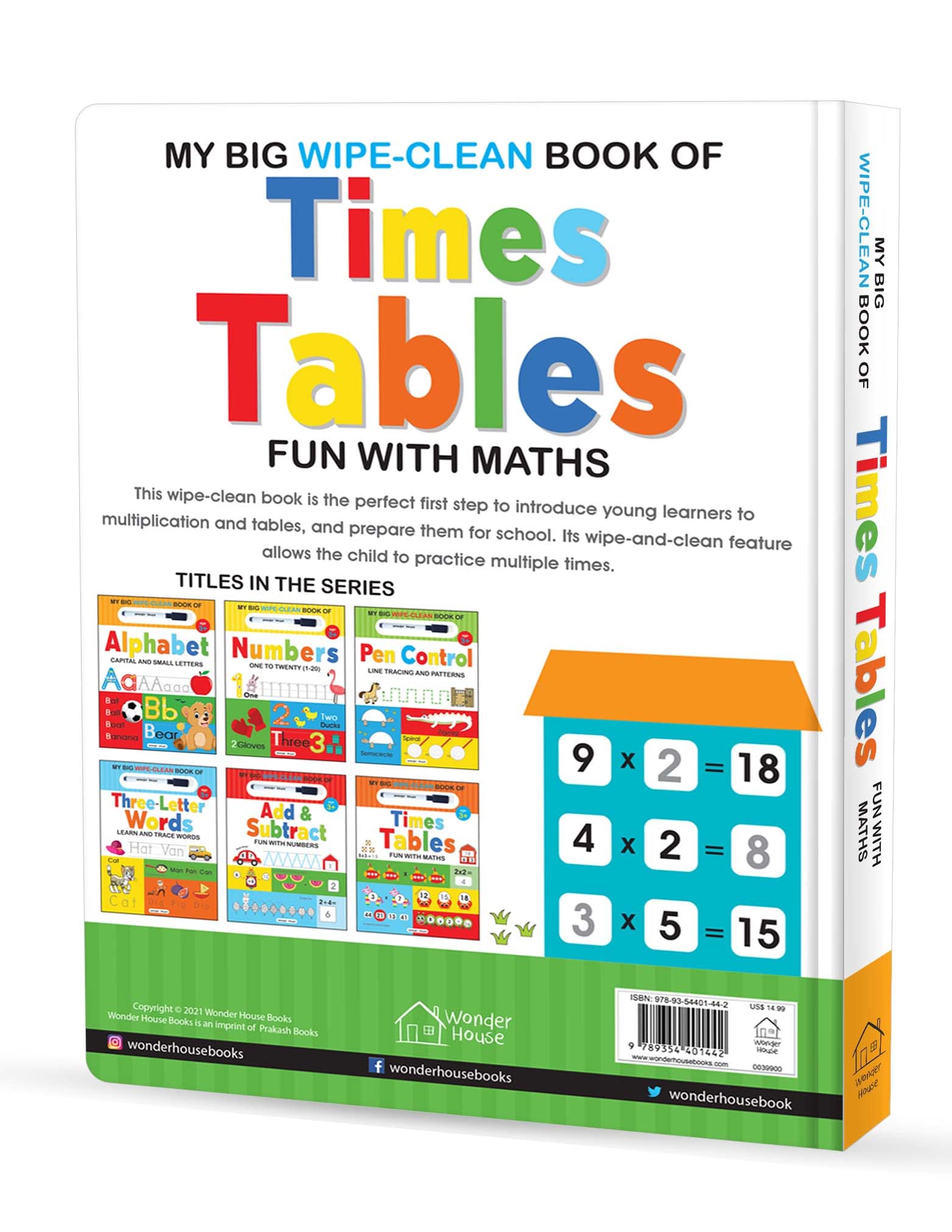 My Big Wipe And Clean Book of Times Tables : Fun With Maths (Age 3+)