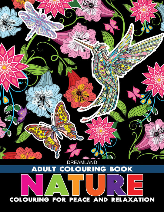 Nature- Colouring Book for Adults Paperback