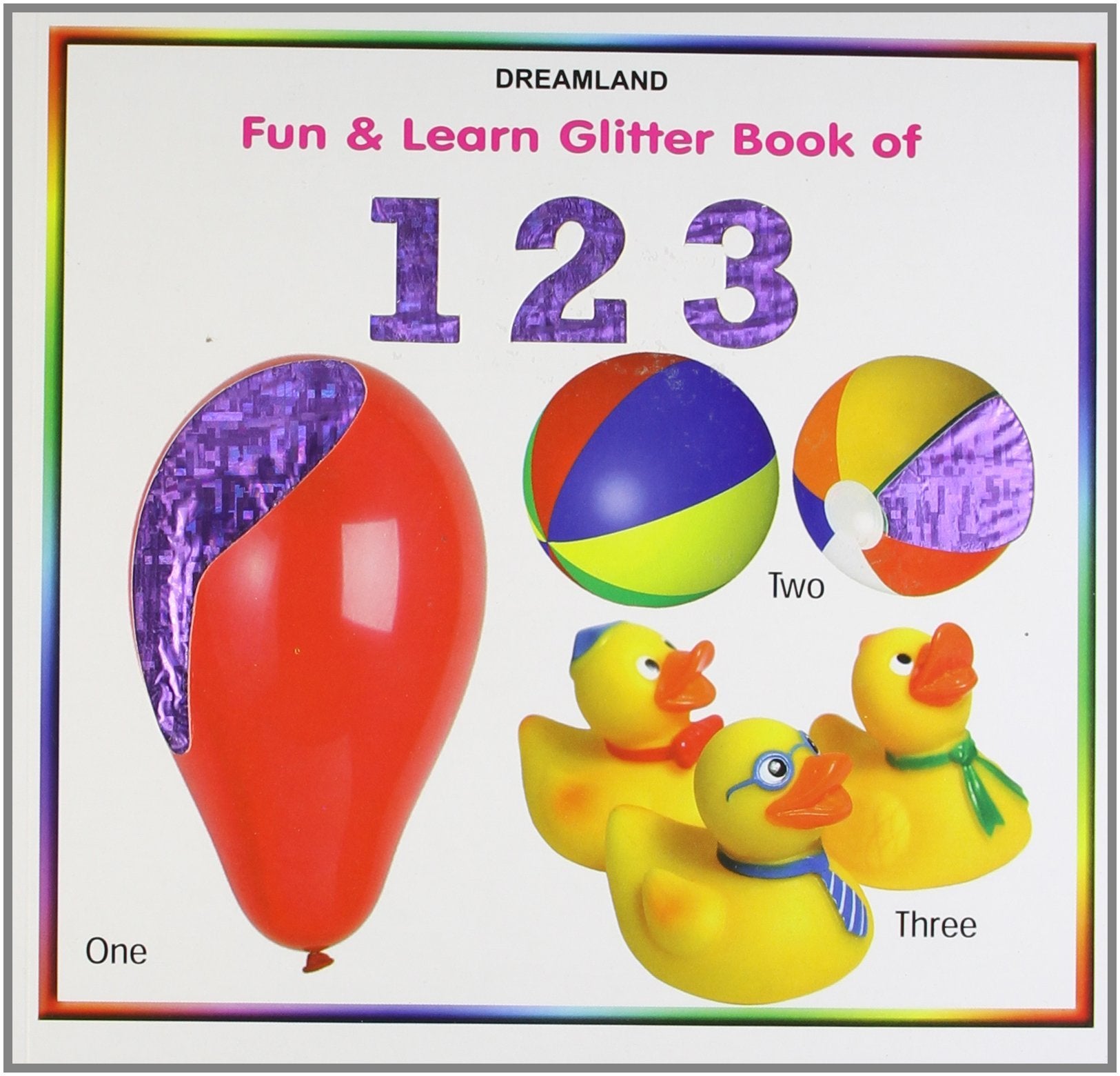 Fun & Learn Glitter Book Of 123