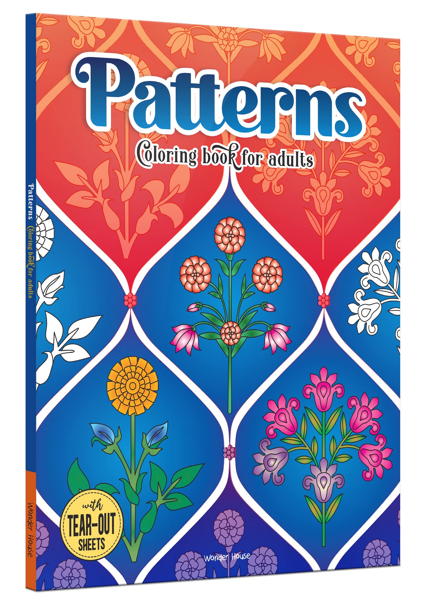 Color Pattern Book Pattern Coloring Book For Adults – Book Mart W.L.L