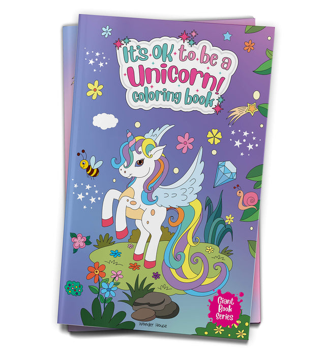 It's Ok To Be A Unicorn Coloring book - Giant book series