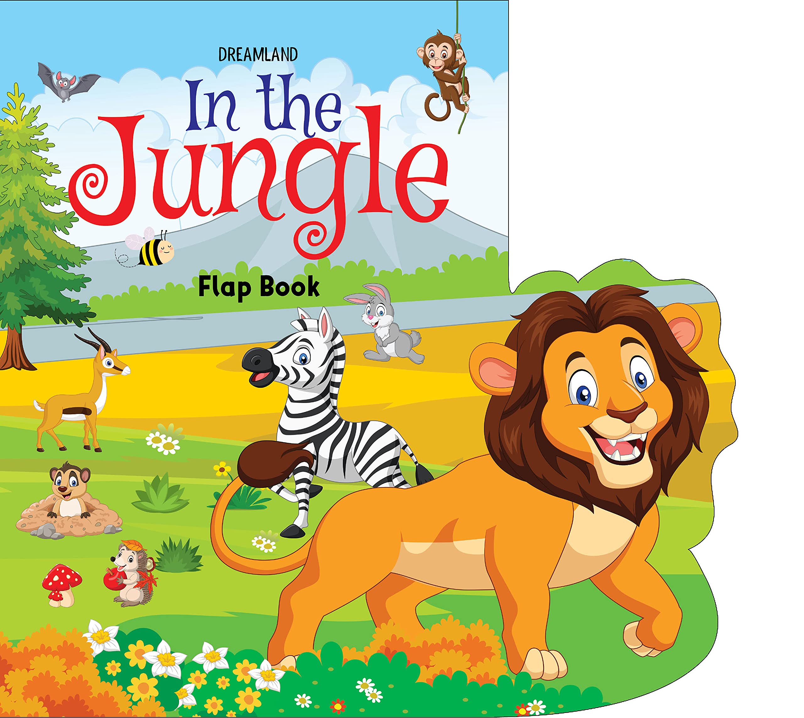 In the Jungle - Lift The Flap Book with Bright and Colourful Pictures