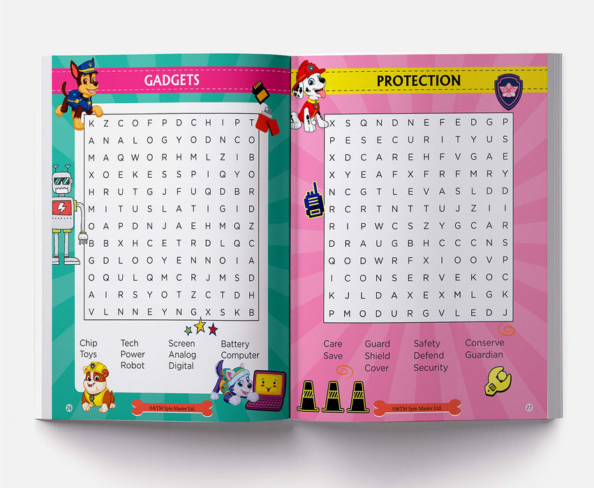 Paw Patrol Mission Paw Word Search Activity Book