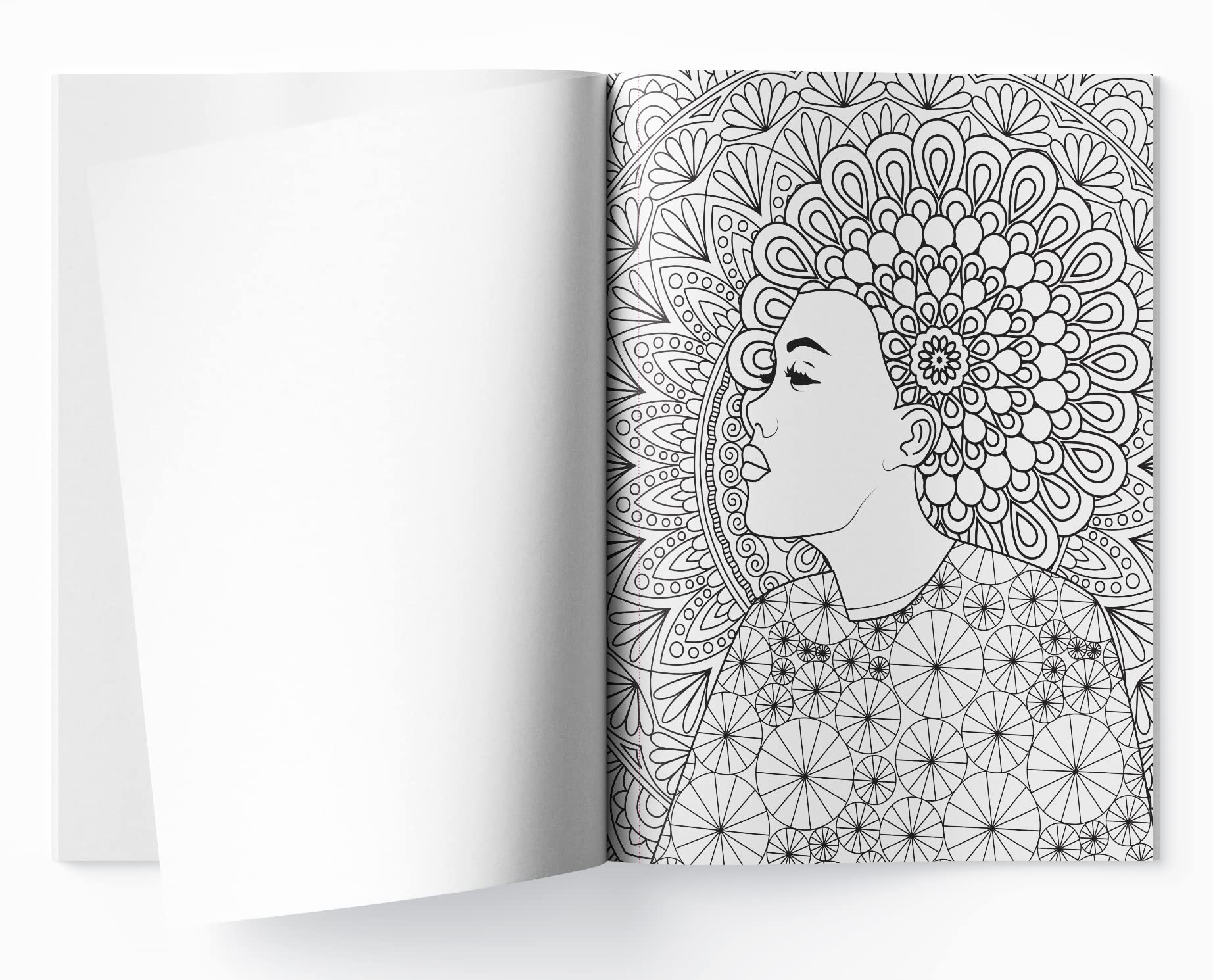 High Street Fashion Coloring book for adults