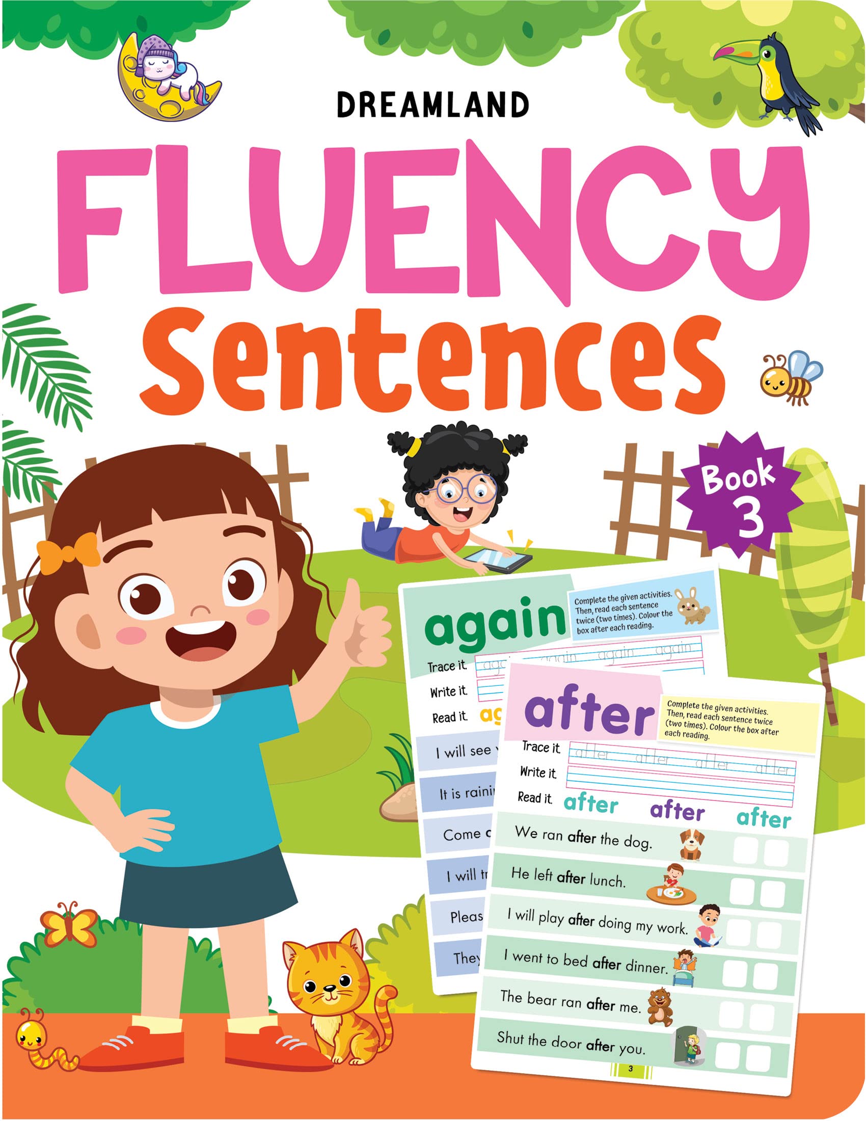 Fluency Sentences Book 3 for Children Age 4 -8 Years