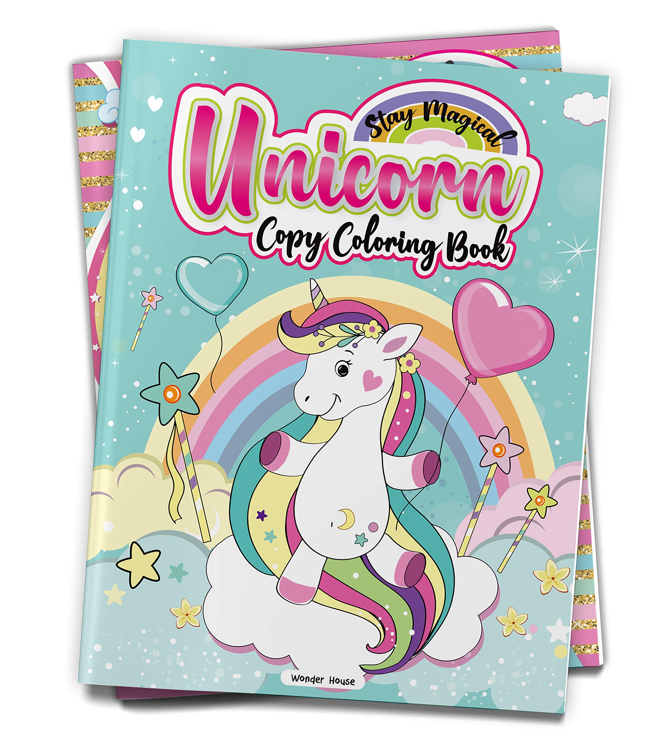 Stay Magical Unicorn Copy Coloring Book
