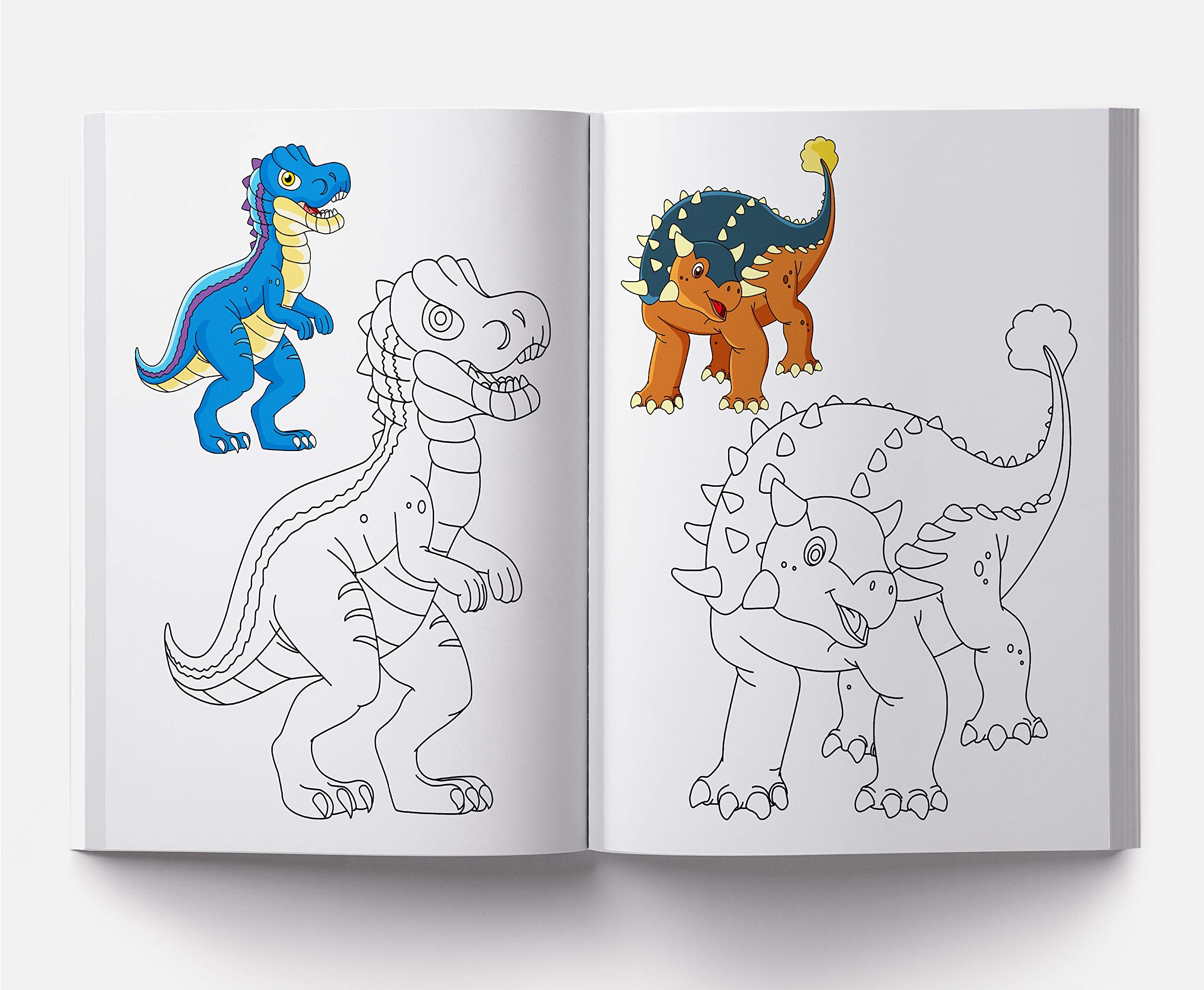 Little Artist Series Dinosaurs: Copy Colour Books