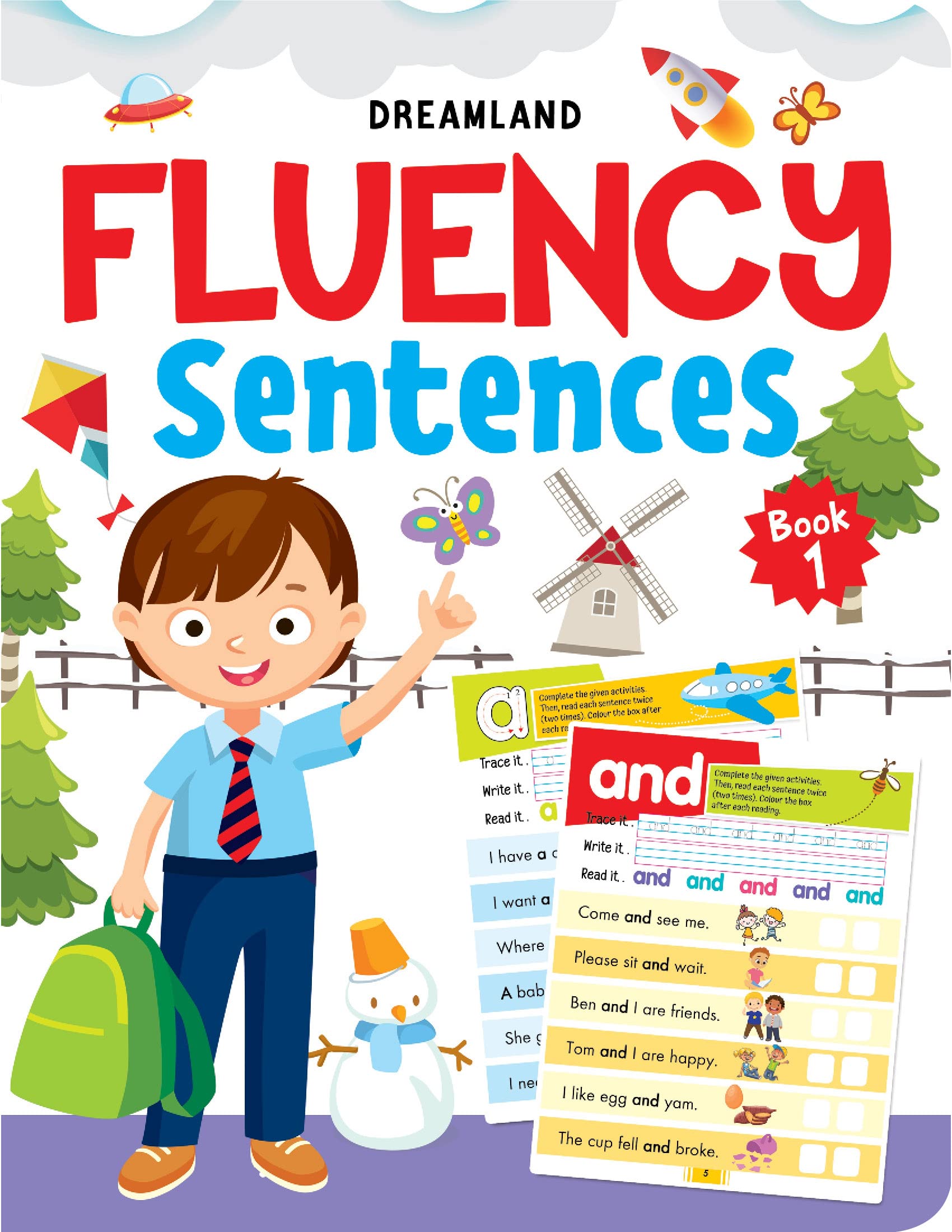 Fluency Sentences Book 1 for Children Age 4 -8 Years