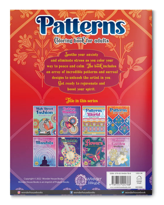 Pattern Coloring Book For Adults