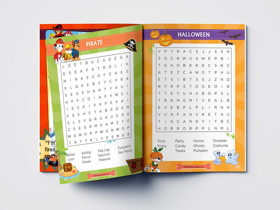 Paw Patrol Mission Paw Word Search Activity Book