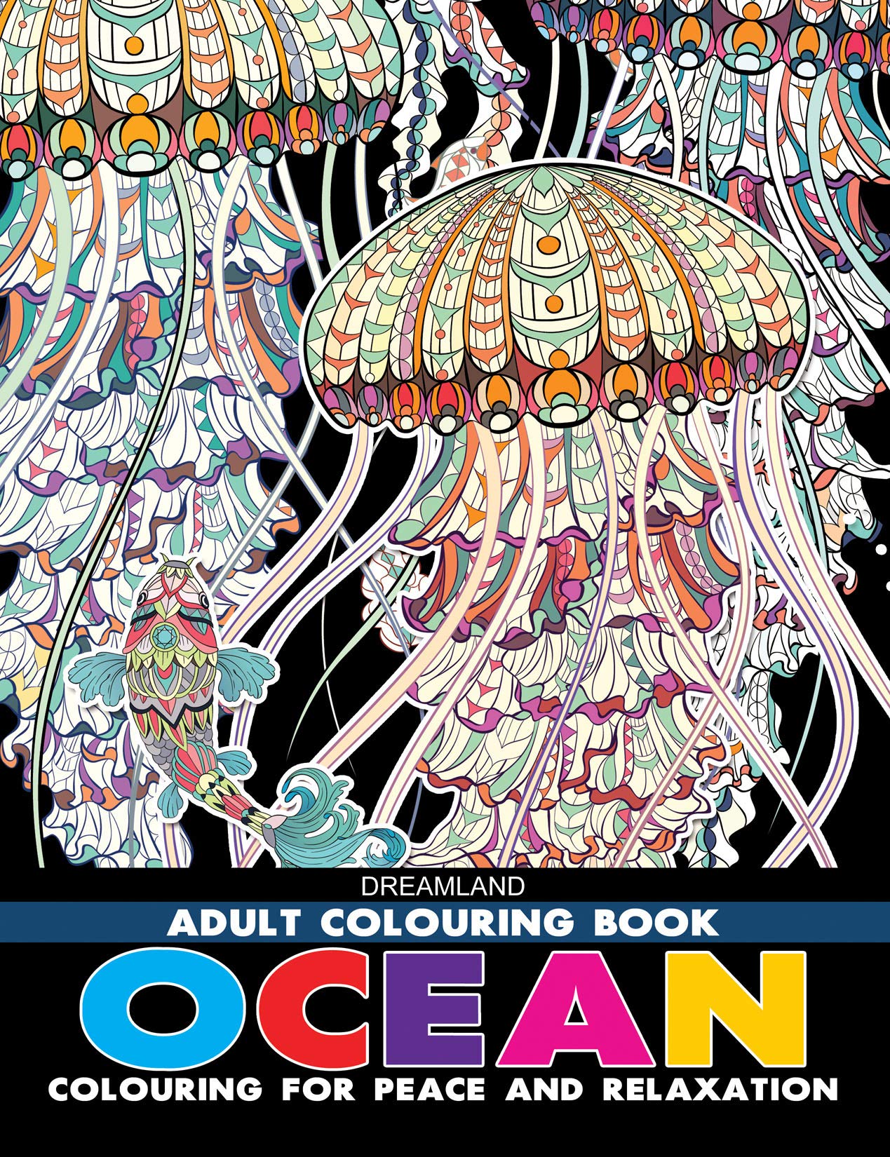 Ocean- Colouring Book for Adults Paperback