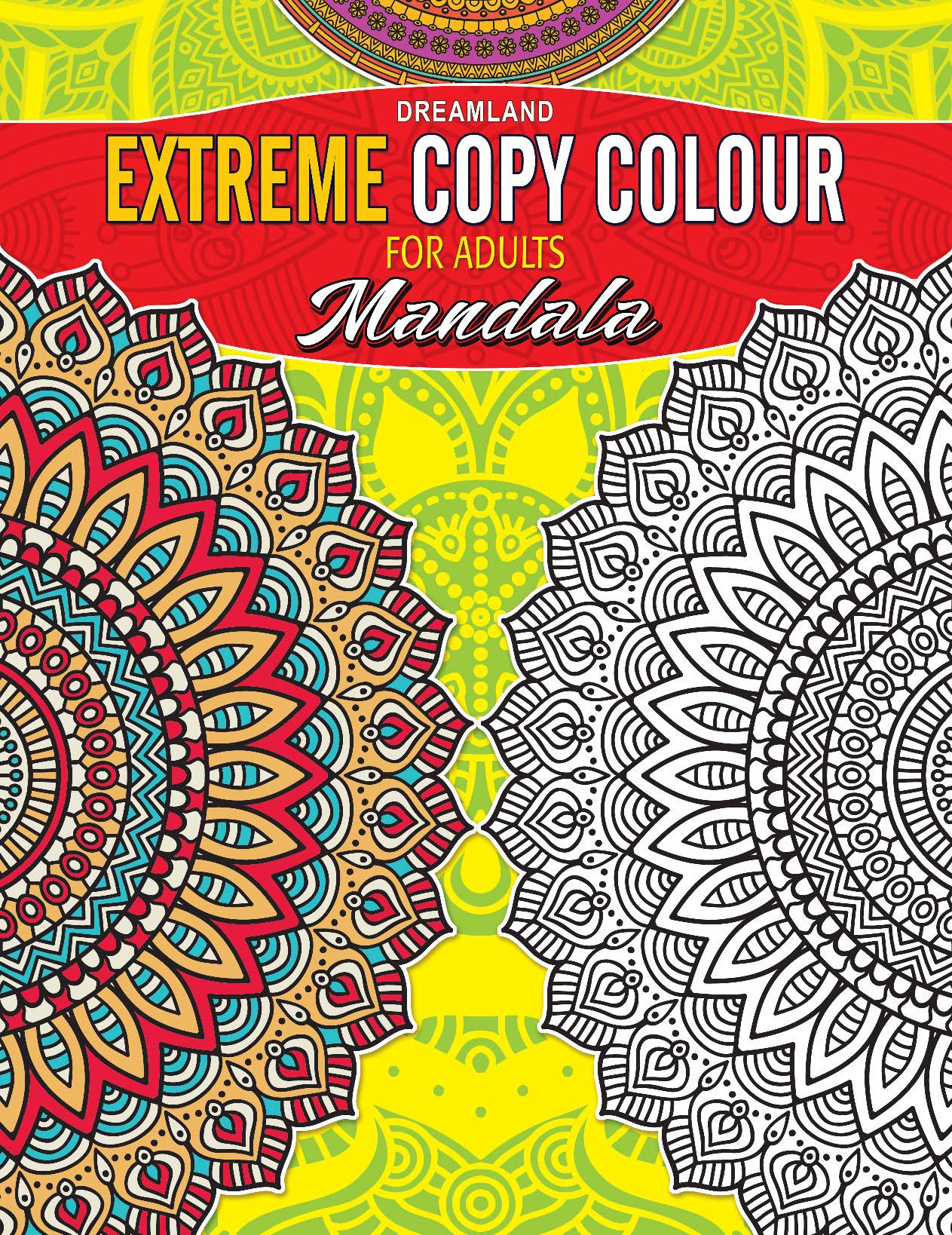 Mandala - Extreme Copy Colouring Book