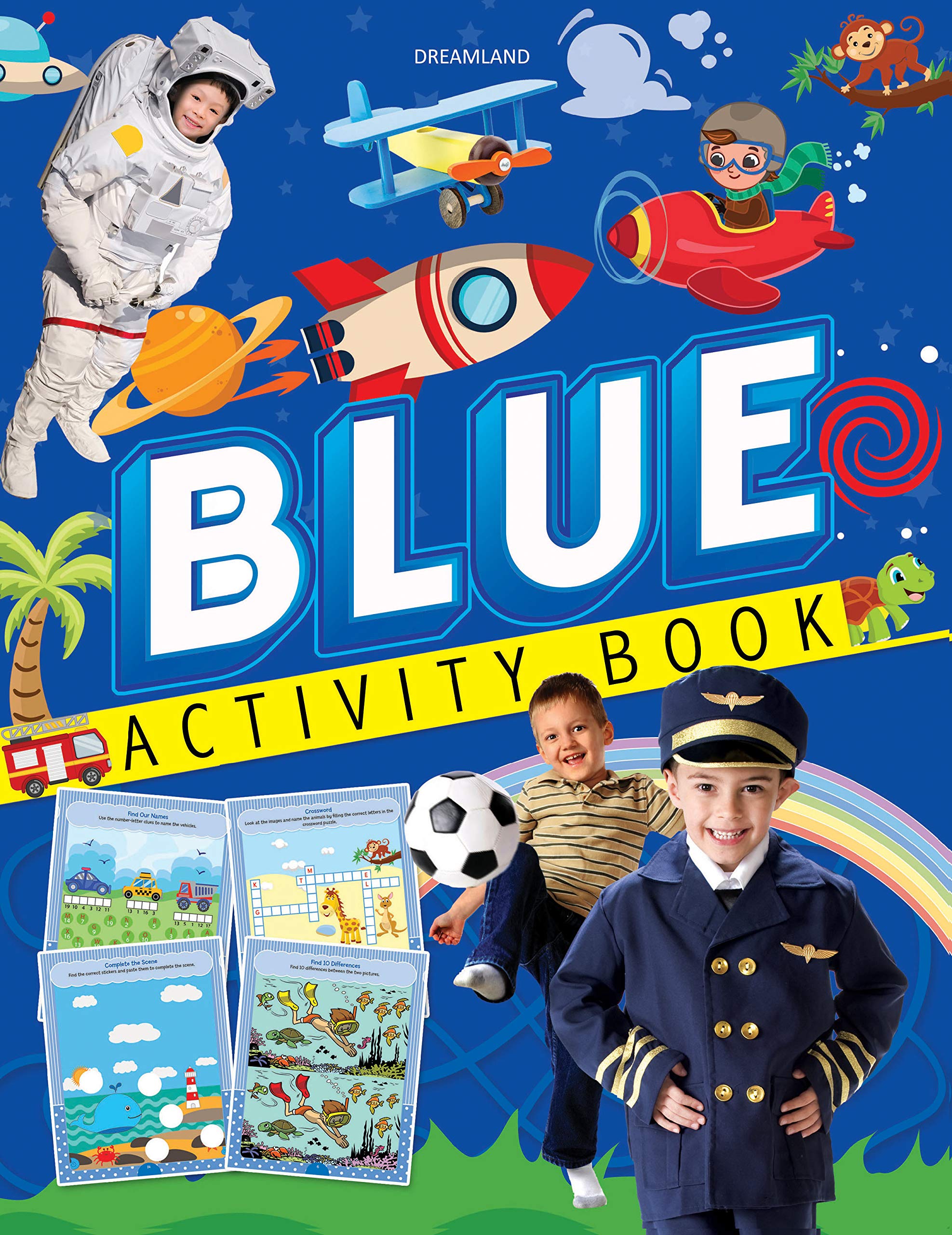 Blue Activity Book Paperback
